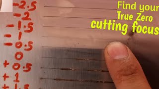 How To Find True Zero Focus for Your Laser Cutting Head. screenshot 4