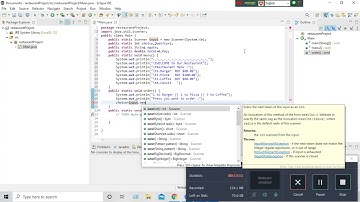 Java Project 01 : Restaurant Bill using Eclipse #JavaProject