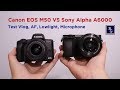 Canon EOS M50 vs Sony Alpha A6000