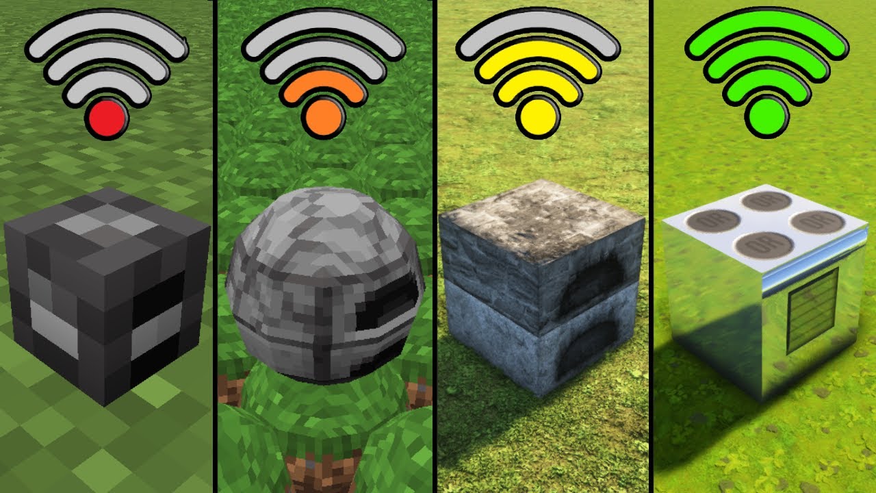 Minecraft Wi Fi Router furnace with different Wi-Fi in Minecraft - YouTube