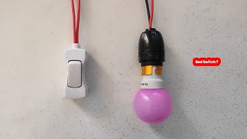 bed switch connection | bed switch kaise lagaen | latkane wala switch