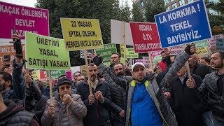 Tekel bayilerinden Kadıköy'de satış yasağı eylemi