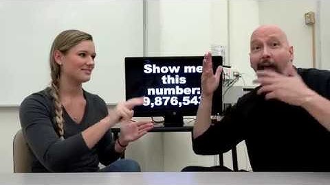 ASL Numbers: 9,876,543 (American Sign Language)