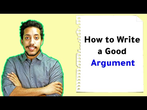 how to write an argumentative essay مترجم بالعربى