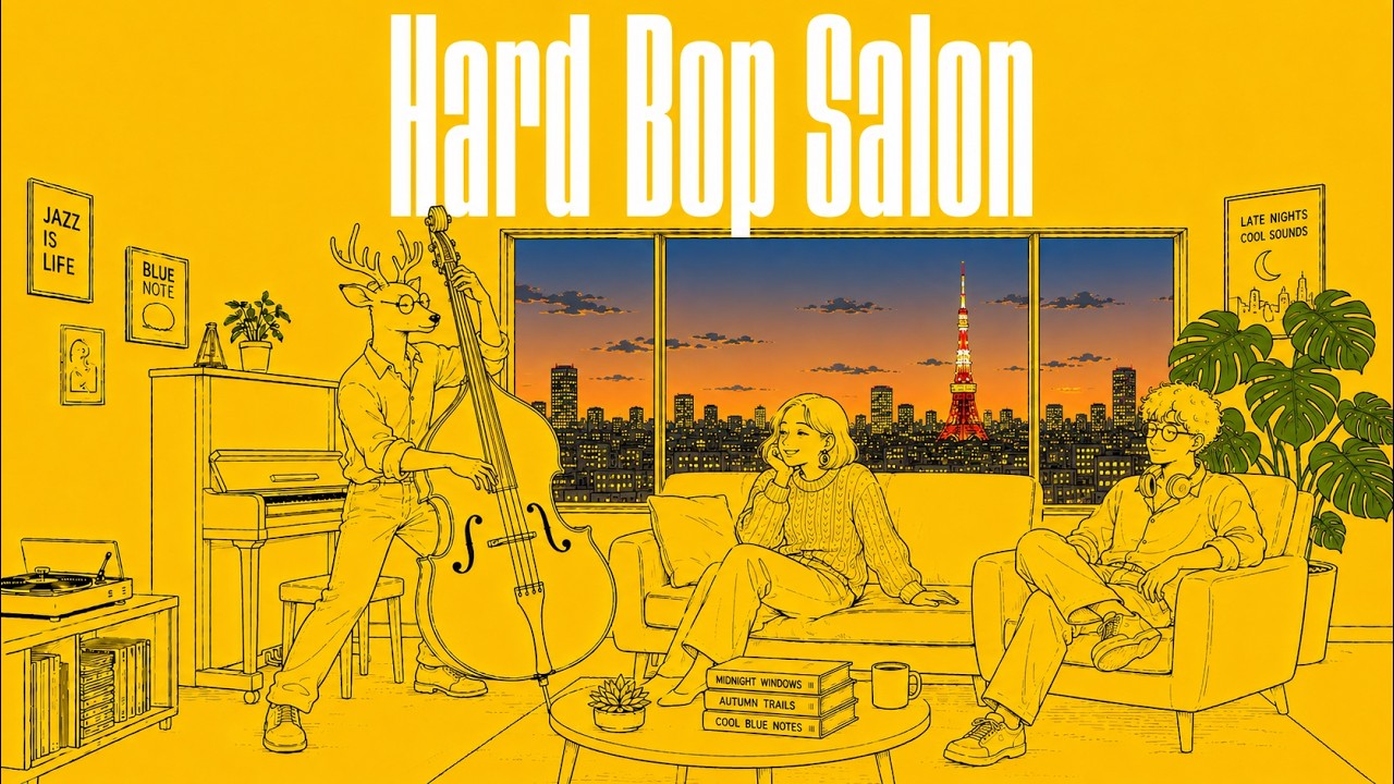 Hard Bop Piano Trio 🎹 Soulful Mid-Tempo Jazz | Tokyo Jazz Lounge