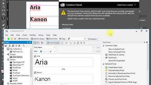 How to activate missing fonts in InDesign CC with Missing Fonts Loader plug-in