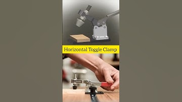 Horizontal Toggle Clamp!! | Mechanical Mechanism|#technology #chairidesign #engineering #3danimation