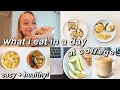 COLLEGE WHAT I EAT IN A DAY // easy, quick, + healthy!