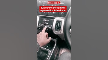 How to regenerate diesel filter in Kia car #shorts #youtubeshorts #diesel #filters #kia #sonet