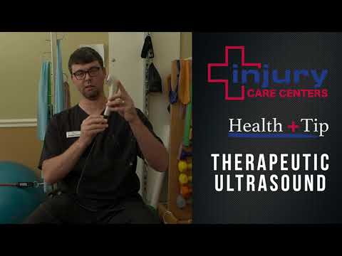 Health Tip with Dr. Adam Francis | Ep 9 Thera Ultrasound | Injury Care Centers