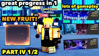 LOTS OF GAMEPLAY / NEW FRUIT / GREAT PROGRESS | ANIME DIMENSIONS ONLY NARUTO CHARACTERS IV 1/2