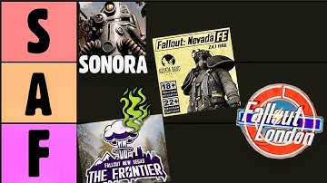 Fallout Fan Games Tier List