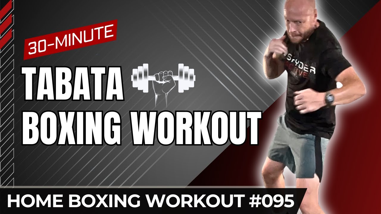 BOXING Tabata HIIT 30 Min Full Body WORKOUT Bodyweight & Boxing