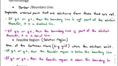 MAT 218 - Notes 3.1 - Graphing Linear Inequalities