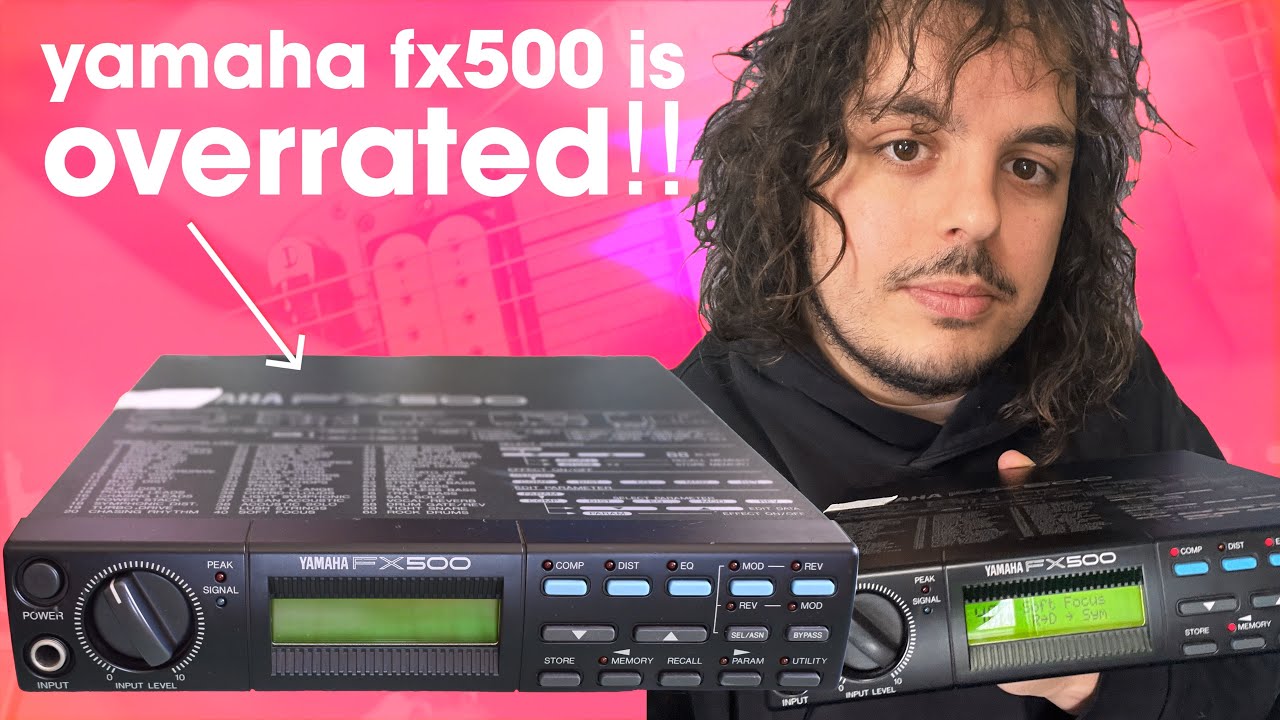 YAMAHA FX500 SIMUL-EFFECT PROCESSOR Guitar Effect | eBay