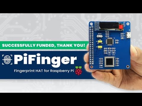 PiFinger | Fingerprint HAT for Raspberry Pi - YouTube