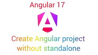 Create angular project without standalone