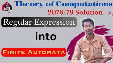 Convert Regular Expression into Finite Automata || 2076/79 Solution ||