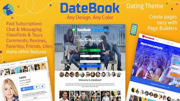 DateBook - Dating WordPress Theme Free Download