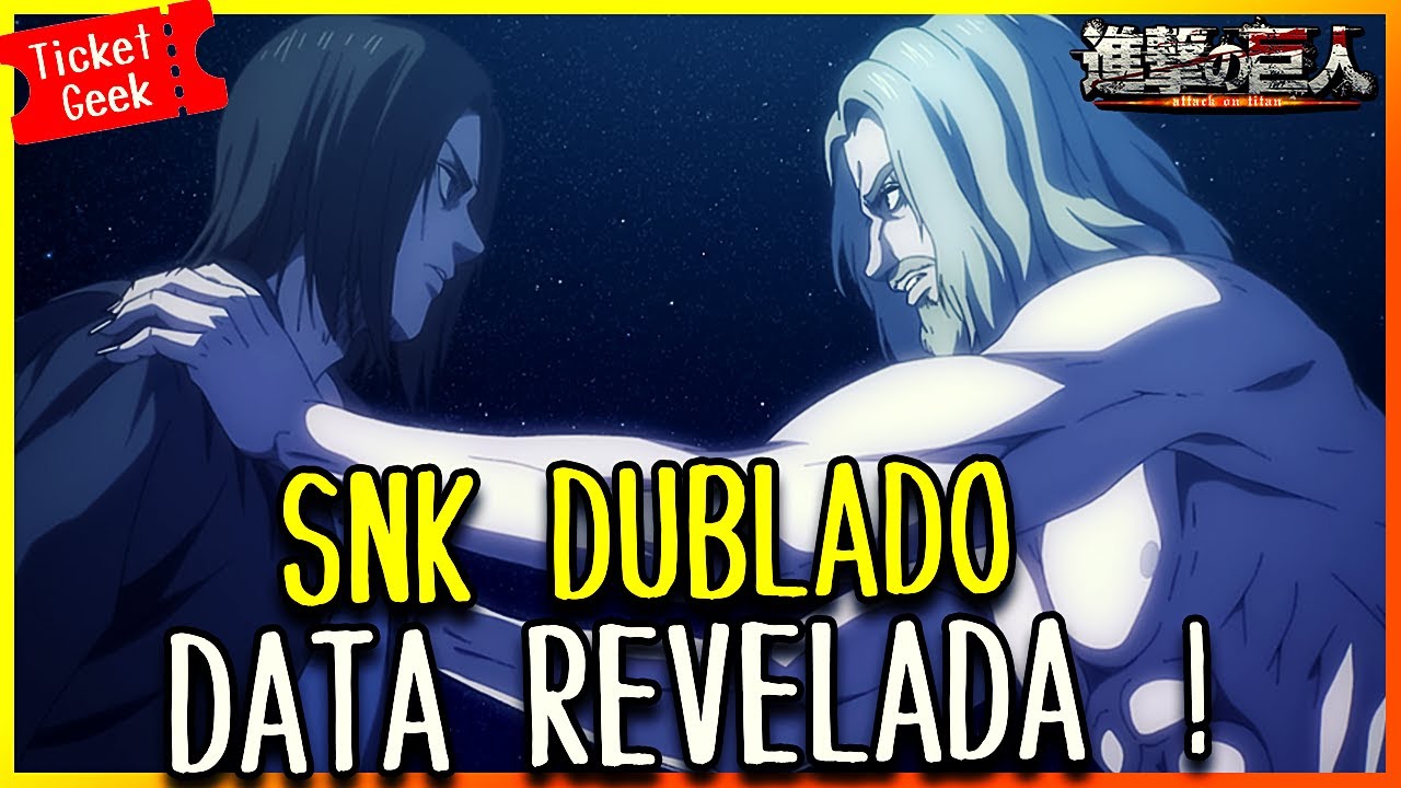 Data De Attack On Titan Dublado Confirmada - Attack On Titan Final Season  Part 2 Dublado Esse Mês! 