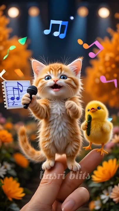 😻 KUCING NYANYI “NANG NING NANG” BIKIN GEMES PARAH‼️ #shorts  #cute #cat #funny