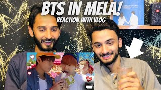 BTS in Mela|Vlog Mein Reaction|Hindi Dubbing|Pakistani Reaction #bts #cutelife