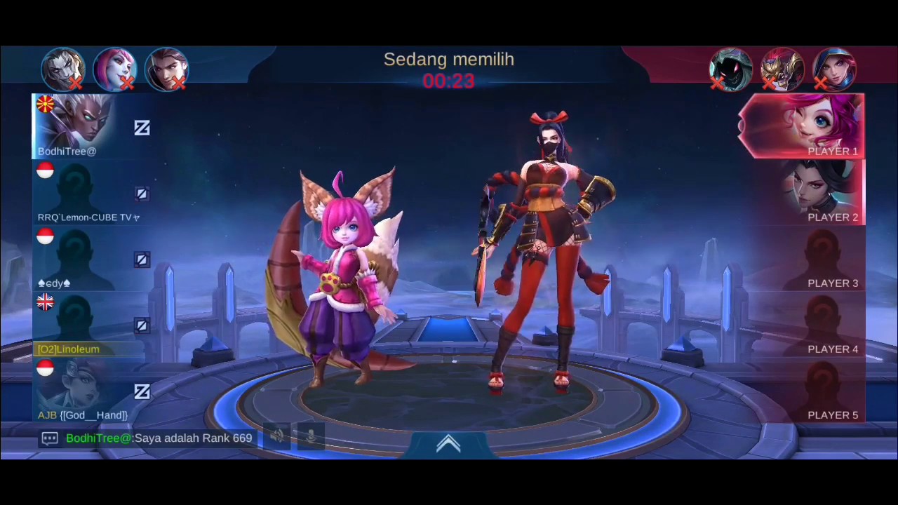 Mabar with 5 harapan bangsat ketemu Fanny feedingMobile legend YouTube