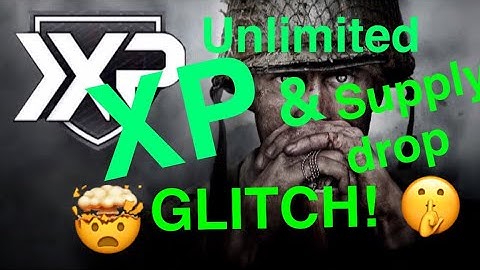 UNLIMITED XP AND SUPPLY DROP GLITCH CALL OF DUTY WWII?!?!