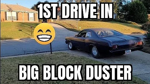 1st drive in the big block duster.... then tragedy strikes...