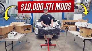Unboxing $10,000 STI Mods &amp; Installing The Engine!