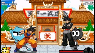 Mugen Request 1728 Goku Gumball Watterson Vs. Goku Black Dark Gumball