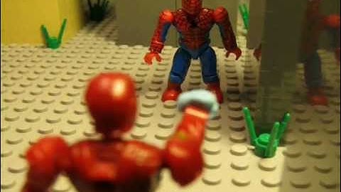 "Mega Bloks" Spiderman vs Iron Man