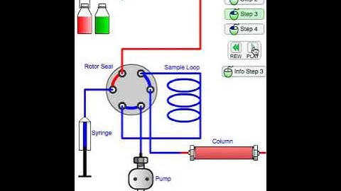 Six way injection valve Ion Chromatography