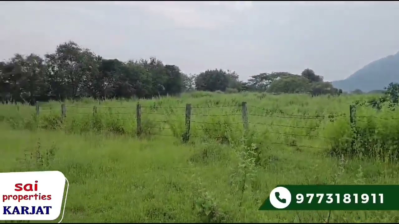 3 Acre dam view plot for sale, Khalapur.9773181911