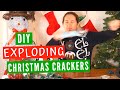 Making Christmas EXPLODE // How to Make British Christmas Crackers