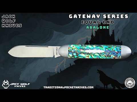 Jack Wolf Knives: Equal End - Abalone