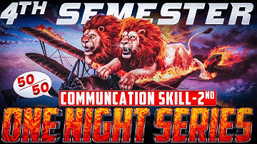 Communication skills - 2 | UBPTE 4th semester 2024 | ONE NIGHT SERIES | #astechnic #upbtepolytechnic