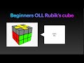 Beginners Method OLL Rubik’s cube (EASY)