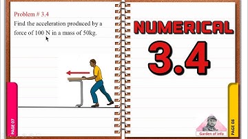 Numerical 3.4 | 9th Physics Chapter 3 numericals #9th #physics #chapter3 #numerical3.4