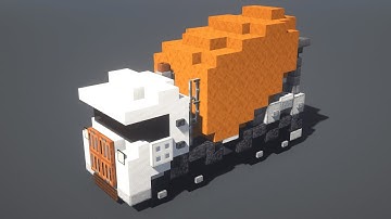Minecraft Concrete Mixer Truck Tutorial