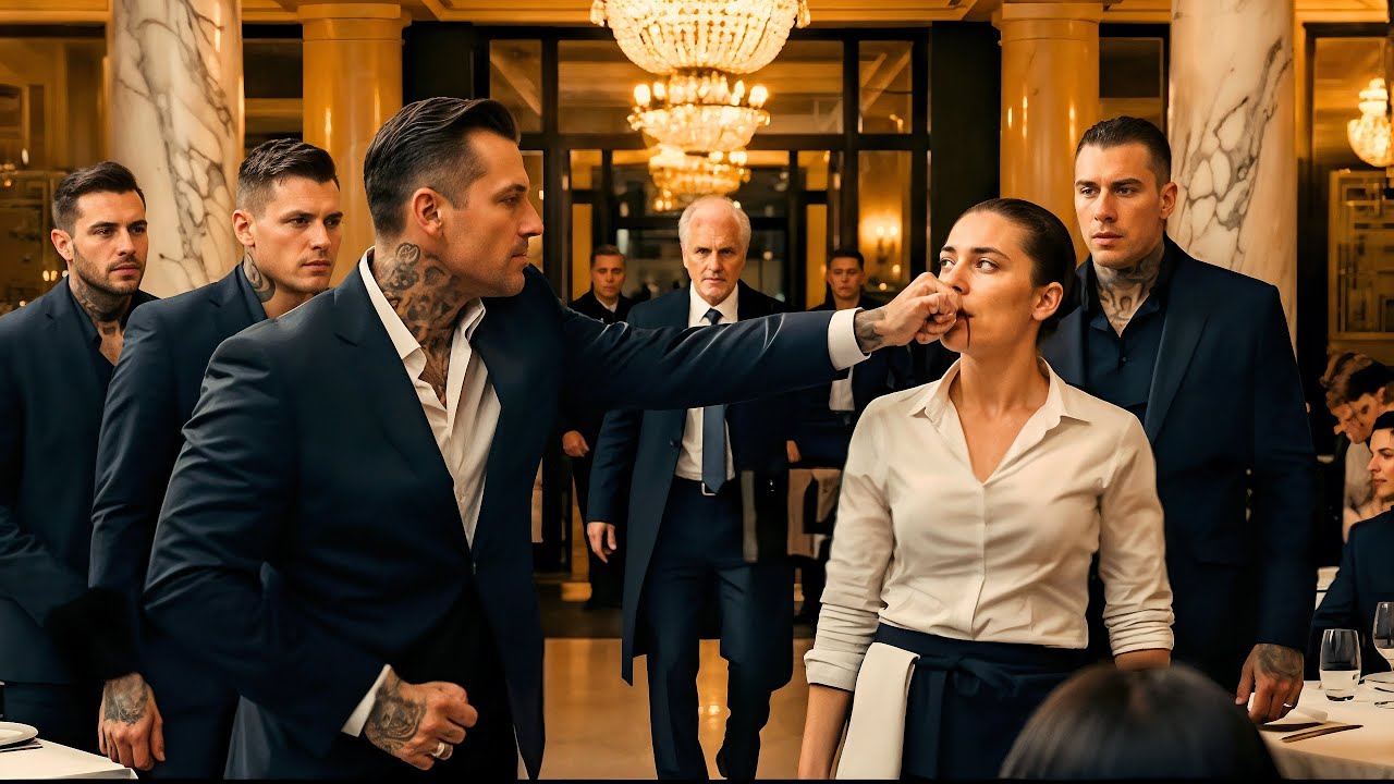 Mafia-Boss Ohrfeigt Schüchterne Kellnerin, Nennt Sie Diebin — Erstarrt, Als Sie „Vater“ Sagt