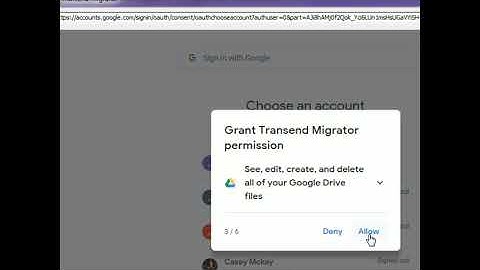 Demonstration of Transend Migrator