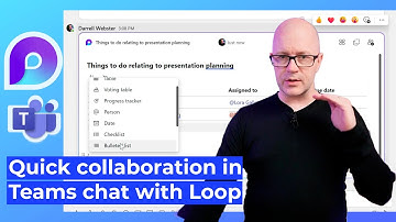 Quick collaboration in the flow with Loop and Teams chat