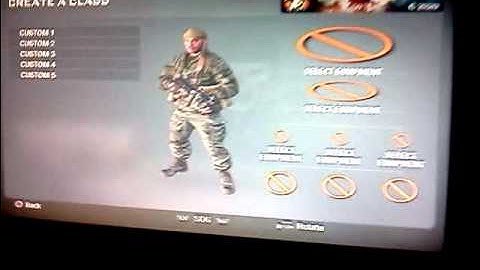 Black ops create a class glitch