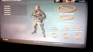 Black ops create a class glitch