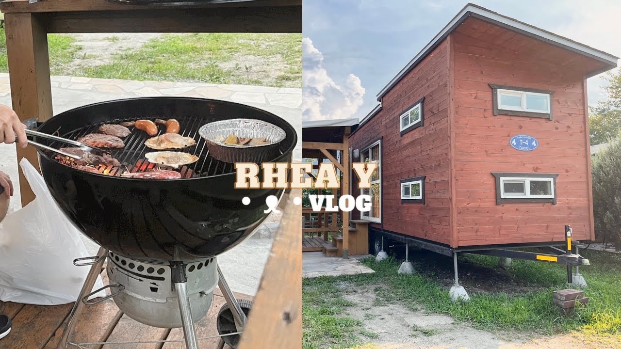 Жизнь в Японии, лесные удовольствия, барбекю и день в трейлерном лагере (3-я годовщина свадьбы)