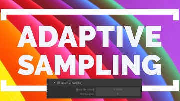 Adaptive Sampling in Blender! (Settings and Review)