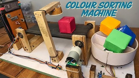 Colour Sorting Machine Advance project | Latest Arduino Project Colour Sorting Machine.