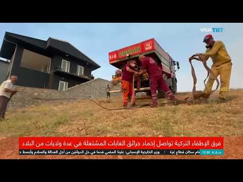 حرائق الغابات في تركيا: إجلاء الآلاف وجهود مكافحة مستمرة