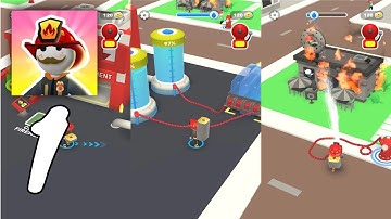 Hero Department Gameplay Walkthrough #1 (Android, IOS)